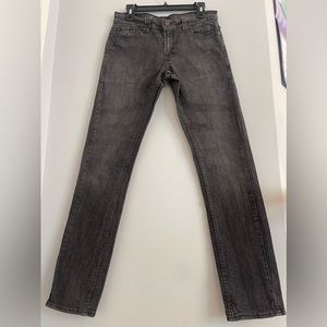 Male; Black Levi's jeans